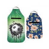 Sublimation Hand Sanitizer Key Chain - White